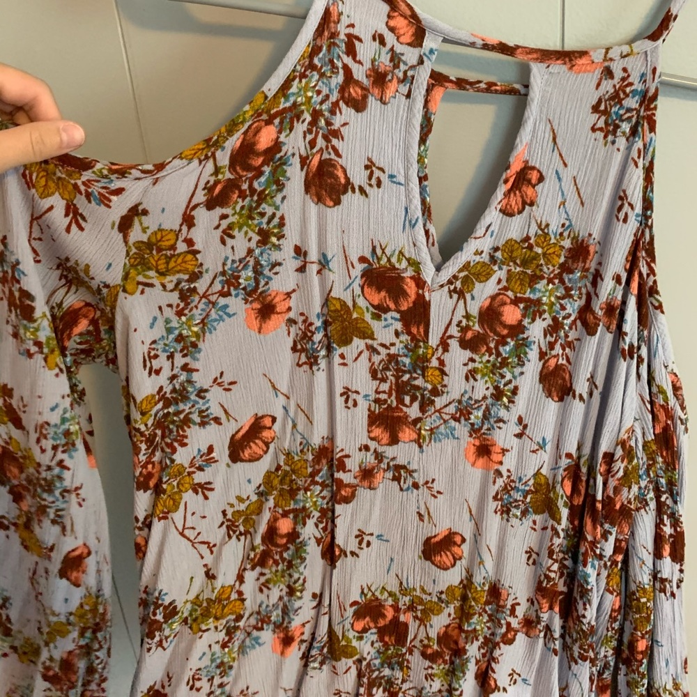 Floral off the shoulder top